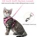 Dooradar Cat Harness and Leash Set - Escape Proof Adjustable Kitten Vest for Walking - Soft Breathable Mesh Jacket with Reflective Strips - XS Pink - Buy Online on GoSupps.com