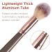 Double-Ended Foundation Makeup Brush - Angled & Round Top for Liquid Powder & Cream Blending | International Shipping Available - Buy Online on GoSupps.com