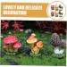 Toddmomy Mushroom Decor 6pcs Simulated Mushroom Flower Pots Plant Mushroom Statue Decor Mushroom Figure Mini Crafts - Buy Online on GoSupps.com