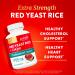 Red Yeast Rice 1200mg with CoQ10 & Niacin | 120 Vegetarian Capsules | Non-Irradiated | Citrinin Free | Supports Healthy Cholesterol & Cardiovascular Health - Buy Online on GoSupps.com