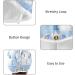 Rabbits Blue Plaid Hair Towel 2 Pack - Super Absorbent Quick Dry Hair Turbans for Women & Girls - Buy Online on GoSupps.com