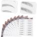 Balacoo 9 Sheets Imitation Eco Eyebrow Sticker Hair Like Authentic Eyebrows Transfer Stickers Wig 3d Perfect 21.5X14.5cm Black - Buy Online on GoSupps.com