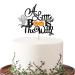 A Little Boo Is On The Way Cake Topper Black Glitter Halloween Themed Birthday Cake Topper Baby Boo/Little Baby Is On The Way Cake Decor Halloween Baby Shower/Gender Reveal Party Decorations