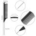 Carbon Steel Rat Tail Comb Set with Teasing Combs and 3 Styling Clips - Heat Resistant Barber Comb for Braiding and Styling Hair (Black) - Buy Online on GoSupps.com