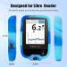 YOUSHARES Silicone Case for Libre 2 Reader | 20 Beige Waterproof Sensor Patches | Anti-Drop & Scratch Protection (Blue & White - Buy Online on GoSupps.com