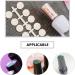 Lurrose Nail Display Board Sheer Nail Polish Clear Fingernail Polish Transparent Nail Polish Nail Color Display Nail Polish Board Nail Tip Color Plate Nail Color Board Manicure Color Board White - Buy Online on GoSupps.com