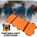Folding Stretcher Patient Mover Rescue Transport Stretcher Emergency Stretcher Positioning Bed Pad Multifunctional Back Stretcher for Home Sports Venues Stretcher Orange - Buy Online on GoSupps.com