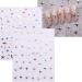 JMEOWIO 10 Sheets Star Heart Nail Art Stickers Decals Self-Adhesive Colorful Nail Supplies Nail Art Design Decoration Accessories - Buy Online on GoSupps.com