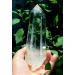 Natural Crystal Rough 300-400g Large Clear Lemurian Seed Quartz Natural Point Cluster Crystal Rough - Buy Online on GoSupps.com