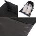 24 Pack Portable Shoe Bags for Travel - Large Storage Organizer with Clear Window and Drawstring - Men and Women's Black Shoes Pouch - Buy Online on GoSupps.com