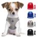 Let's go to the dog's harness Small dogs cat dishes with a leash reflective soft padded dog dishes air-mesh breast dishes for puppies Little dogs cats (chest: 29-33cm) gray