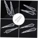 minkissy 1 Pair Crystal Zirconia Hair Clip Wedding Hair Accessories for Women Crystal Hair Clip Bride Hair Clip Crystal Hairpins Hair Barrettes Rhinestone Hair Clips Girl Miss Headgear - Buy Online on GoSupps.com