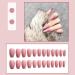 #3 3 Boxes Of Each 24 Pieces Semi Cured Gel Nail Strips Works With Any Nail Lamps Salon Quality Long Lasting Easy To Apply (Pink One Size) 1 count (Pack of 1) Pink - Buy Online on GoSupps.com