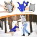 Slowton Winter Dog Jacket | Soft Flannel Coat with Adjustable Fit | Waterproof & Windproof | Reflective Stripes | Warm L Blue - Buy Online on GoSupps.com
