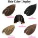 Silk Base Real Human Hair Topper for Thinning Hair Women - Medium Auburn Brown (6#) 12inch - Buy Online on GoSupps.com