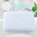 OSVINO Bath Pillow with 8 Suction Cups - White | Thick Comfy Drainage for Jetted Tub Spa Cushion - 7.5x11.5x2 - Buy Online on GoSupps.com