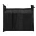 Alomejor Storage Mesh Bag Durable Black Nylon Storage Bag Marine Boat Organizer Pouch Bag for Marine Boat Canoe Kayak