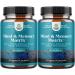 Natural Mind and Memory Supplement for Increased Mental Performance and Clarity Supports Brain Function Made with Pure Green Tea Extract DMAE Bitartrate and Vitamins 60 Capsules - 2 Pack