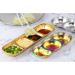 Sauce Dipping Saucer Sauce Dipping Bowls Four Grid 304 Stainless Steel Durable Seasoning Plate Appetizer Plates Serving Dish Household Fruit Snack Plate Condiments Server Dishes Soy Sauce Bowls D - Buy Online on GoSupps.com