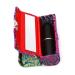 Outman Pack of 6 Floral Lipstick Case Holder with Mirror | Travel Makeup Organizer & Purse Lipstick Storage - Color 1 - Buy Online on GoSupps.com