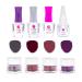 Revel Nail Starter Dip Powder Kit - 4 Color Dip Powder Nail Kit, Manicure Set with Dip Nail Powder and Dip Powder Liquid Set Royal Affair