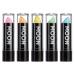 Moon Glow Neon UV lipstick pastel colors bright neon-colored lipstick lights up under UV radiation (orange 5 pieces (1 piece))