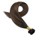 Moresoo Real Hair Extensions - Ombre Brown 55 cm U-Tip Hot Fusion Bonding - Remy Keratin Extensions #2/6/2 - 50g/50Strands - Buy Online on GoSupps.com