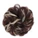 Messy Bun Hair Piece for Women Donut Hair Bun Scrunchie for Women Girls Curly Wave Synthetic Chignon Hairpiece with Rubber Band Messy Bun Hair Pieces Extensions Fake Hair Accessories for Women Girl 6AH613