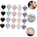 VILLCASE 150 Pcs Heart Pendant Earrings for Wedding American Flag Valentines Day Charm Pendant Key - Buy Online on GoSupps.com