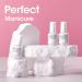 Gellen Gel Nail Polish Kit - 6 Stunning Colors Baby Pink Burgundy Rose Red Glitter Silver Gel Polish Set White Glitter Gel Polish Soak Off LED Gel Polish for Women Pageant Queen - Buy Online on GoSupps.com