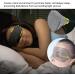 Adjustable Cotton Eye Cover for Sleeping | Light Blocking Eyeshade | Comfortable Travel Eye Mask (Black - Buy Online on GoSupps.com