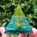 Orgone Turquoise Pyramid for Protection & Balancing Positive Energy with Clear Quartz Crystal Point - Chakra Healing & Meditation Tool - Buy Online on GoSupps.com