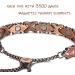 RainSo Women Pure Copper Magnetic Therapy Bracelet for Arthritis Pain Relief - Adjustable Design, Pink Crystal in Display Box - Buy Online on GoSupps.com