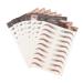WOONEKY 8pcs Imitation Eco Eyebrow Sticker Transfer Eyebrow 6d Hair-like Eyebrows Fake Transfer Stickers