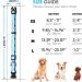 Heele Dog Collar for Small & Medium Dogs | Adjustable Patterned Collars in Azure Blue | Comfort & Durability Size L (40.5-65cm) - Buy Online on GoSupps.com