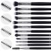 MSQ CUSTOMISED engraved eyes make-up brush personalized make-up brush set 12 pieces of eyeshadow brush custom name gift for eyeshadow eyebrows eyeliner blending black 3