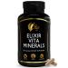 Coc March N.M.D Elixir Vita Minerals Multivitamin for Women & Men with Trace Minerals, Activated B Vitamins & High A D E K, Gluten Free & Dairy Free, 24 Essential Vitamins & Minerals - 120 Capsules