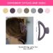 Elemensse Hair Claw Clips Variety Pack - Assorted Sizes & Colors for Women - Ideal for Thin & Thick Hair - Buy Online on GoSupps.com