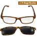 Buy Global Vision Reading Glasses +1.75 Demi Brown Frame with Clear Lens & Polarized Clip-On Shades - Shop Internationally - Buy Online on GoSupps.com