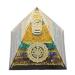 Energy Generator Orgone Pyramid Crystal Pyramid Home Desktop Decoration Trigger Calmness Enhance Spiritual Consciousness for Inner Peace and Healing
