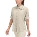 Little Donkey Andy Women's UPF 50 UV Protection Shirt, Breathable Long Sleeve Fishing Hiking Shirts, Quick Dry A. Khaki Medium