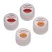 Soft & Smooth Aromatic Lip Jelly Strawberry (5gmX2) and Orange (5gm X2) by Keya Seth Aromatherapy Combo Pack of 4 (5gm X4)