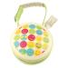 MAM POD pacifier pocket practical for storing 2 nullters pacifier box with Velcro fastener for flexible attachment beige yellow/smileys 1 piece (1 Pack)