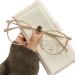 JACTZ Men Women Reading Glasses Glasses Light Computer Eyeglasses Women-4.0 X B