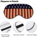 American Flag Glory Sleep Mask Eye Cover for Sleeping Blindfold with Adjustable Strap Blocks Light Night Travel Nap for Men Women - Buy Online on GoSupps.com