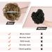Chocolate Brown with Light Golden Blonde Highlights Real Human Hair Claw Clip Messy Bun Extension for Women - Buy Online on GoSupps.com