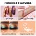 Oulac Purple Metallic Liquid Eyeshadow & Eyeliner - Glitter Shimmer Makeup | Long-Wearing Vegan Formula - Vamp It Up - Buy Online on GoSupps.com