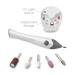 Fancii Professional Electric Manicure & Pedicure Nail File Set - Portable Nail Drill System with UV Dryer, Buffer, Polisher, Shiner, and Shaper in White/Grey - Buy Online on GoSupps.com