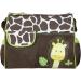 Accessotech Waterproof Baby Diaper Nappy Mummy Changing Handbag Shoulder Bag with Mat Travel (Giraffe Green) - Buy Online on GoSupps.com