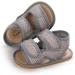 RVROVIC Baby Sandals - Soft Rubber Sole, Anti-Slip, Summer Outdoor Shoes for Toddler 6-12 Months (Grey) - Buy Online on GoSupps.com
